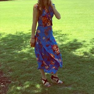 Zara flower print dress